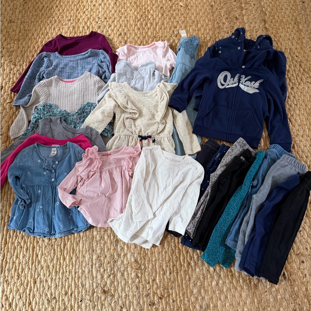 Huge 18 month- 2t girls clothing lot